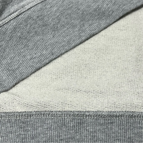 J. Crew Pocket Sweatshirt Size Small Long Sleeve Pullover Gray Crewneck Top S - Picture 5 of 10